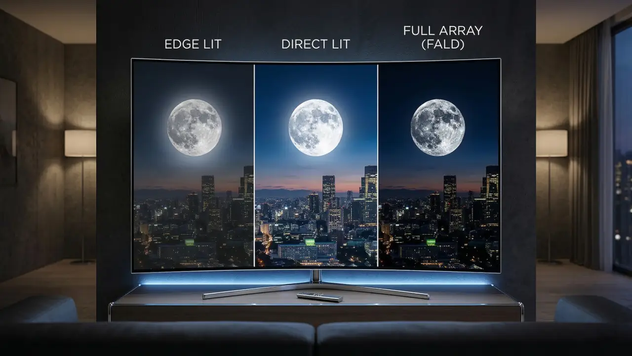 Direct Lit vs Edge Lit vs Full Array