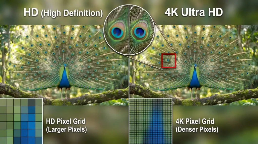 FullHD vs 4KUHD